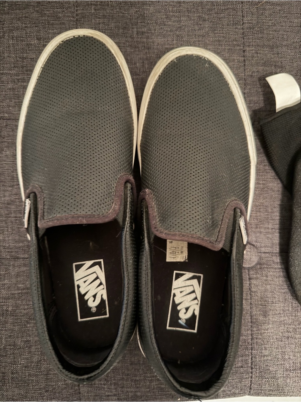 Vans Classic Slip-On Sneakers in Black